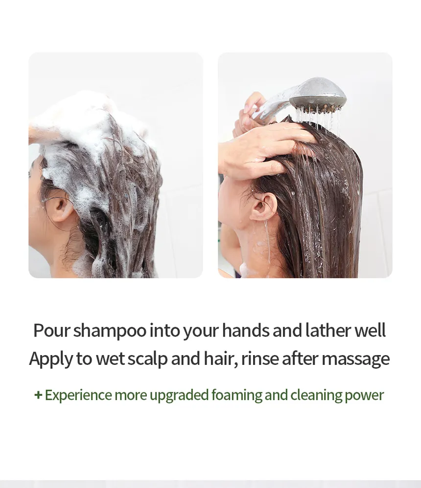 See the Results! Bonajour Green Tea Shampoo for a Balanced, Clean Scalp Before and after using Bonajour Green Tea Shampoo - healthier scalp and reduced dandruff