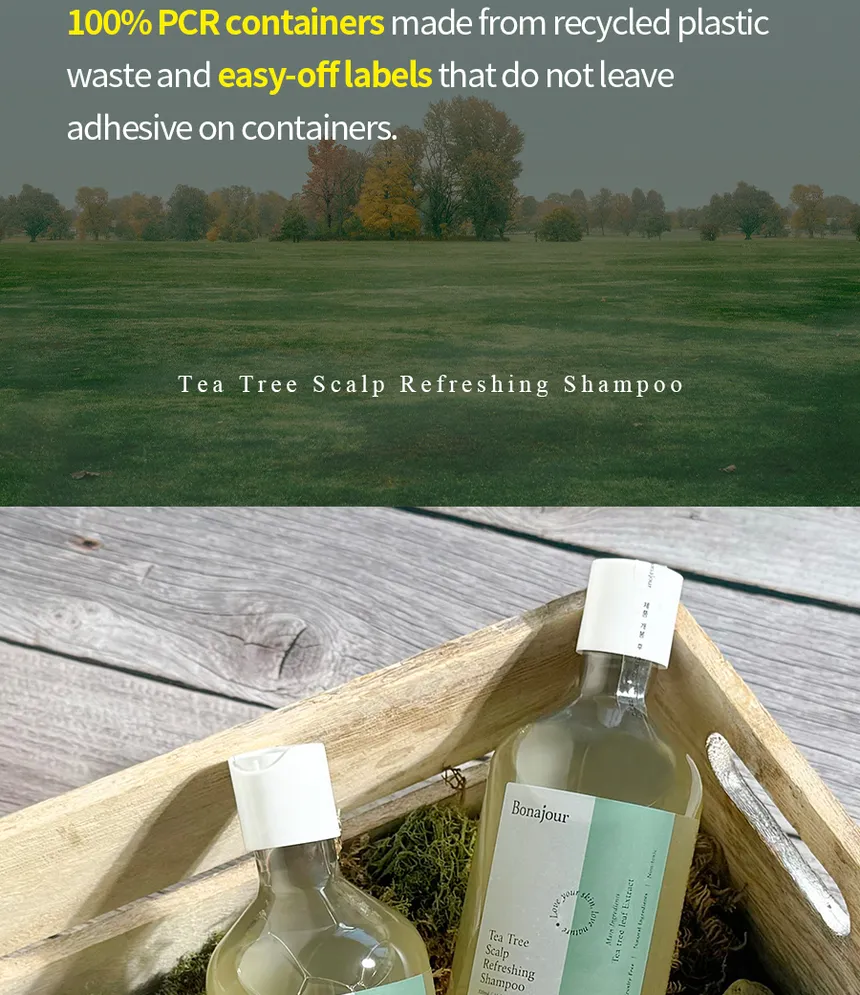 Bonajour Green Tea Shampoo - Deep Cleansing & Oil Control for Healthy Hair Bonajour Green Tea Shampoo 500ml - Korean scalp care with Jeju green tea, sulfate-free & silicone-free