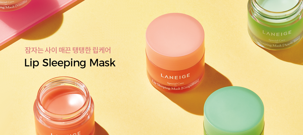 LANEIGE Lip Sleeping Mask 4 Pack - Intense Hydration for Soft, Smooth Lips Overnight - Best Lip Care for Dry Lips, Outperforms YesStyle, Sephora, Walmart