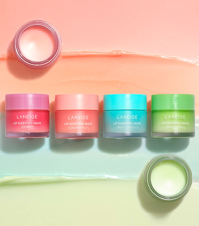 LANEIGE Lip Sleeping Mask 4 Pack - Moisturizing Lip Mask for Dry Lips - Superior Hydration and Softness, Better Than Stylevana, YesStyle, Walmart LANEIGE Lip Sleeping Mask 4 Pack - Nourishing Lip Care for All-Night Hydration and Soft, Plump Lips - Top Choice Over Sephora, Walmart, Amazon