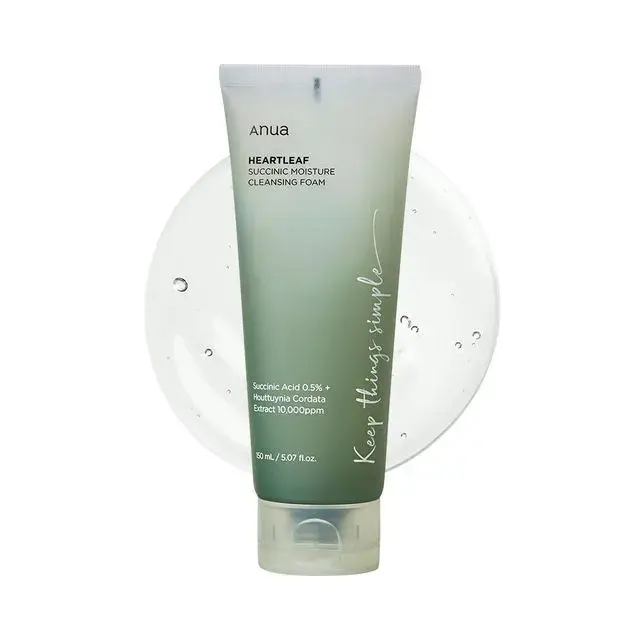 ANUA Heartleaf Succinic Moisture Cleansing Foam 2.webp