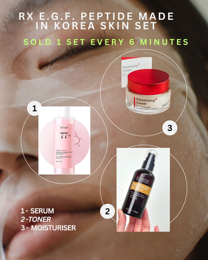 Rx JNN Volumizing with EGF Peptide Skincare Set 5 pcs