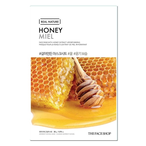 The Face Shop Real Nature Honey Face Mask 1 Ea